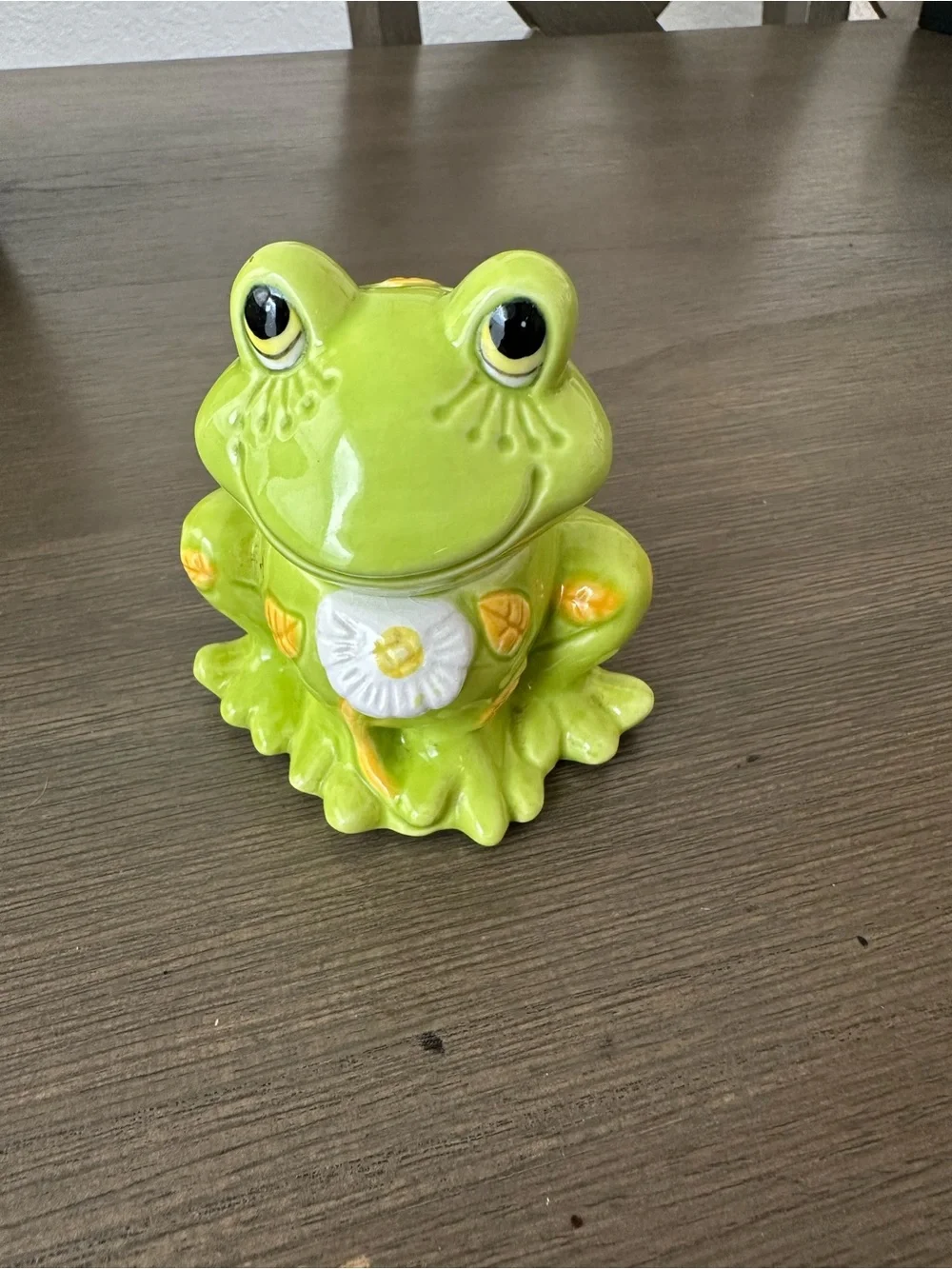 Vintage Ceramic Frog Potpourri Holder - Made in Korea